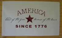 America Home of the Free, Vinyl Wall Design