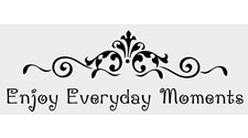 Enjoy Everyday Moments, Family Wall Art Decal