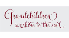 Grandchildren Sunshine to the Soul, Family Wall Art Decal