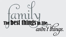 Family the Best Things in Life, Family Wall Art