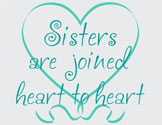 Sisters Joined Heart to Heart