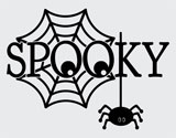 Spooky Spider, Vinyl Wall Decal