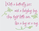 With A Butterfly Kiss and a Ladybug Hug